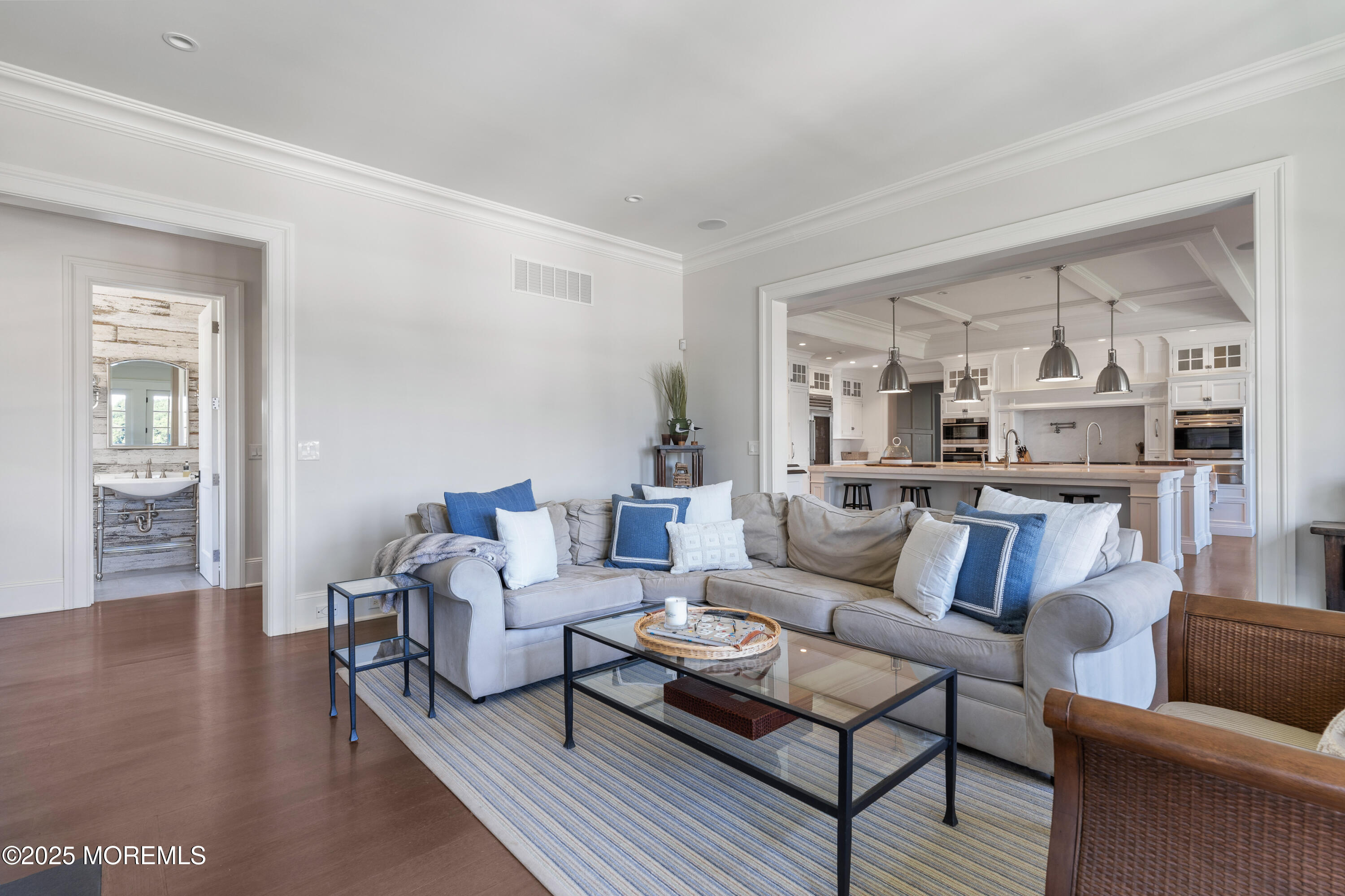 0 Wilson Circle Rumson, NJ 07760 - Photo 23 of 74 a living room with furniture and a wooden floor