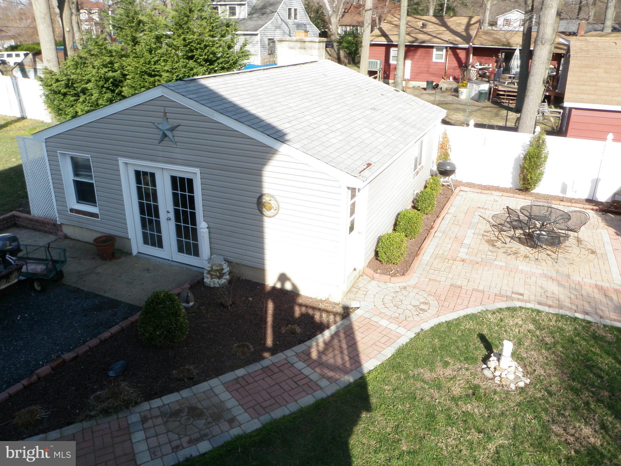 236 Twin Beach Road Pasadena, MD 21122 - Photo 26 of 30 View of the studio & paved patio