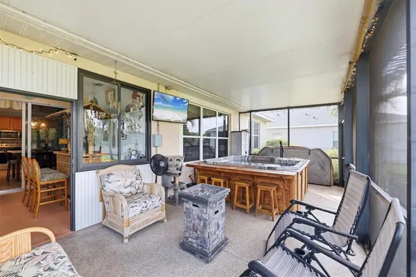 a view of a backyard with a garden