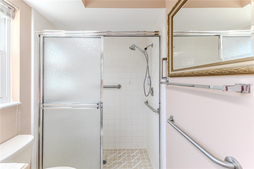 6163 Spyglass Court Spring Hill, FL 34606 - Photo 36 of 73 a bathroom with a shower and a sink