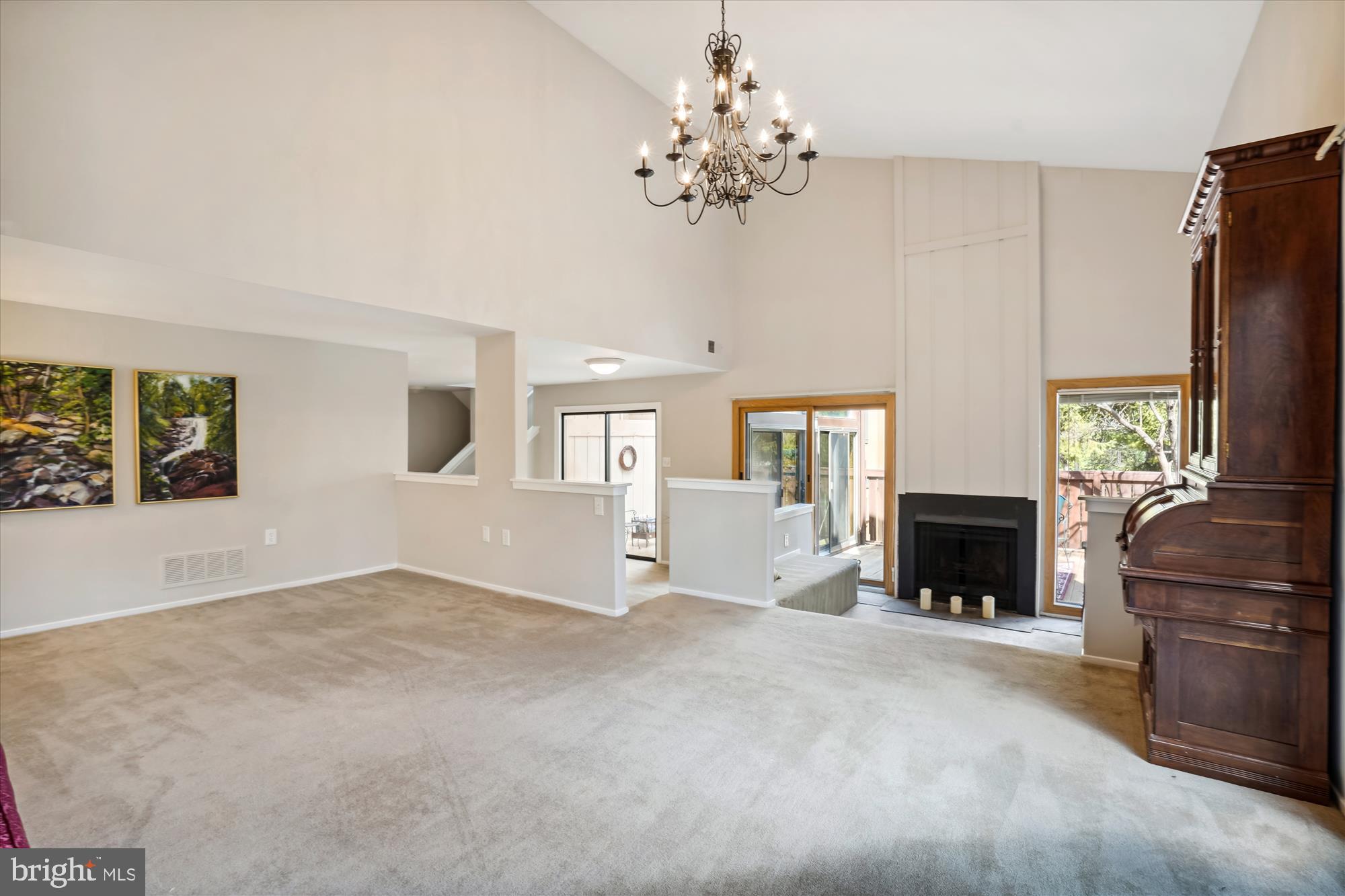 2345 Glade Bank Way Reston, VA 20191 - Photo 3 of 39 Your large living room with a cathedral ceiling