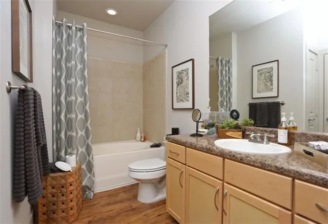 a view of pool with outdoor seating