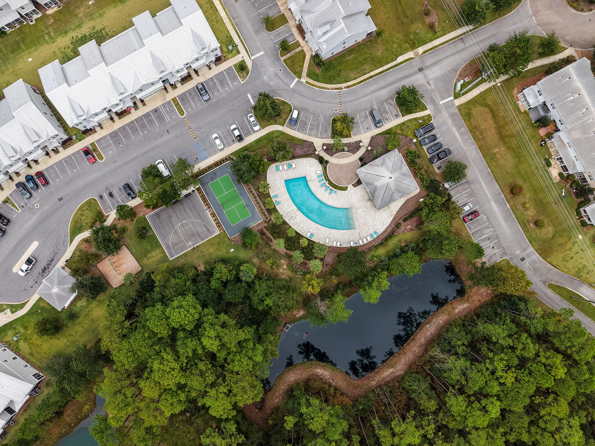 22 North Sand Palm Road, Unit 15 Freeport, FL 32439 - Photo 32 of 40 an aerial view of house with yard swimming pool and outdoor seating