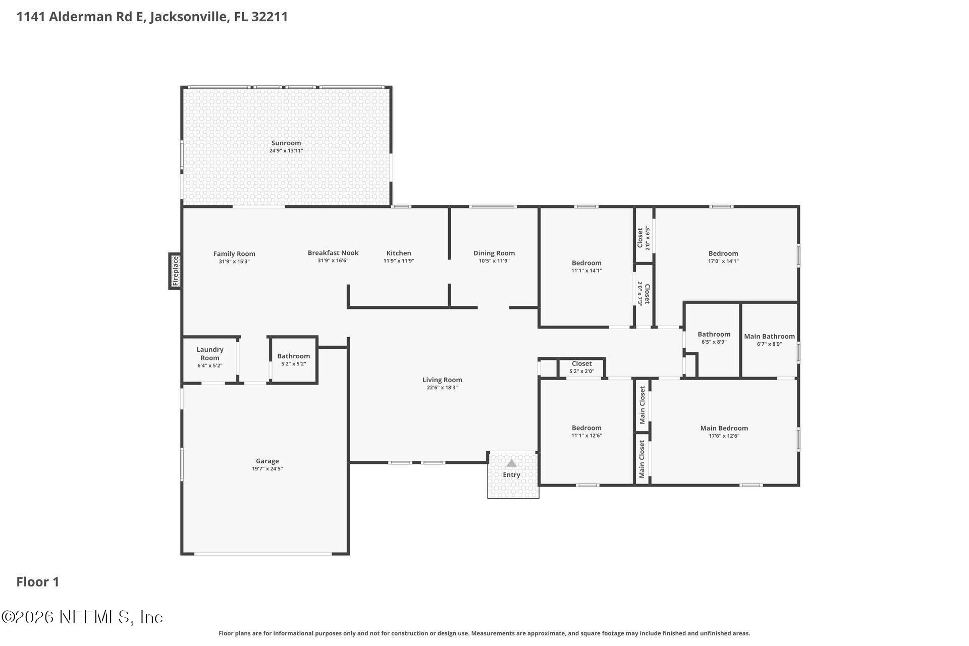 1141 Alderman Road East Jacksonville, FL 32211 - Photo 21 of 21 001-photo-floor-plan-15497132