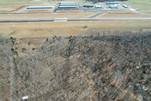 a view of a yard with an outdoor space