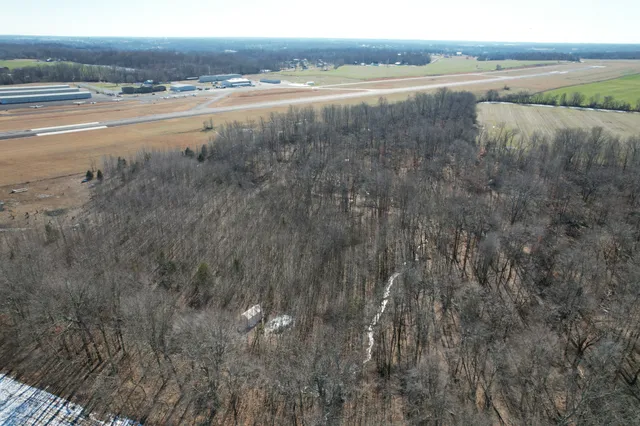 a view of a sky from a field