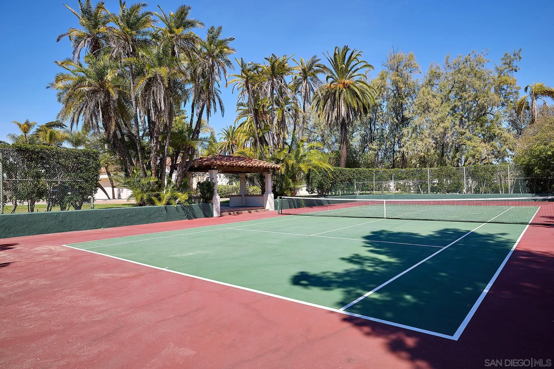 6525 Lago Lindo Rancho Santa Fe, CA 92067 - Photo 38 of 47 Tennis or pickleball await you along with the ability to have a horse? Options are endless at the Hahncienda.