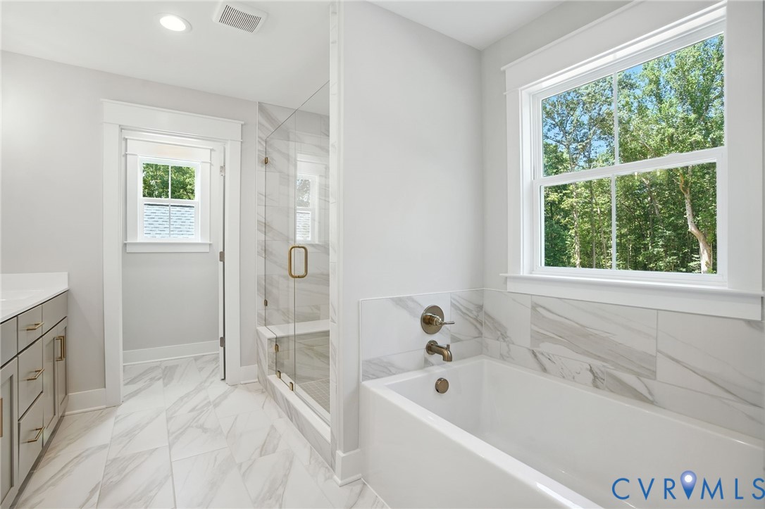 Tbd Lot 3 Rocky Ford Road Beaverdam, VA 23015 - Photo 23 of 40 a bathroom with a bathtub and a shower