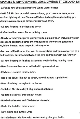 $389,900 | 220 South Division Street, Zeeland, MI 49464