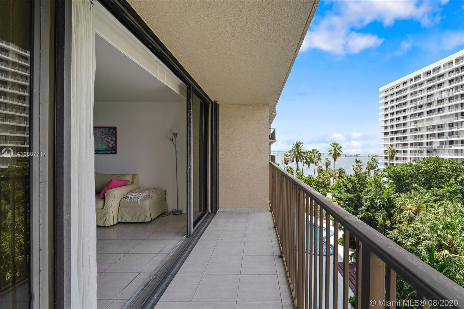 1450 Brickell Bay Drive, Unit 612 Miami, FL 33131 - Photo 13 of 25 a view of balcony
