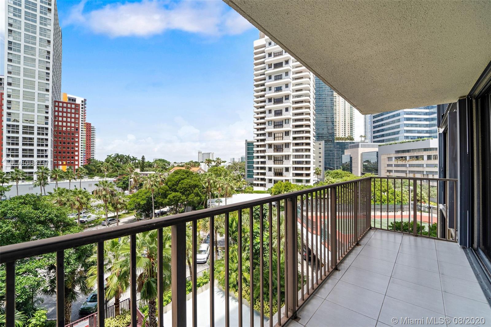 1450 Brickell Bay Drive, Unit 612 Miami, FL 33131 - Photo 10 of 25 a view of balcony with city view