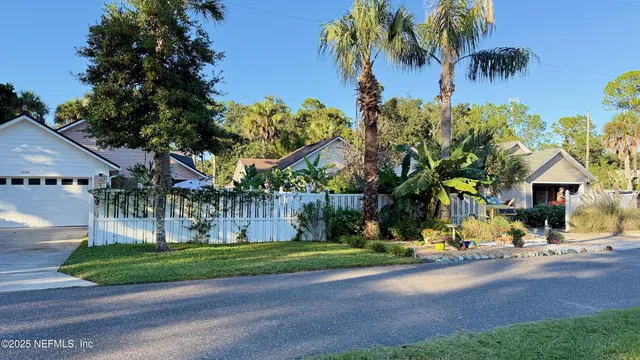 a view of a volley ball court