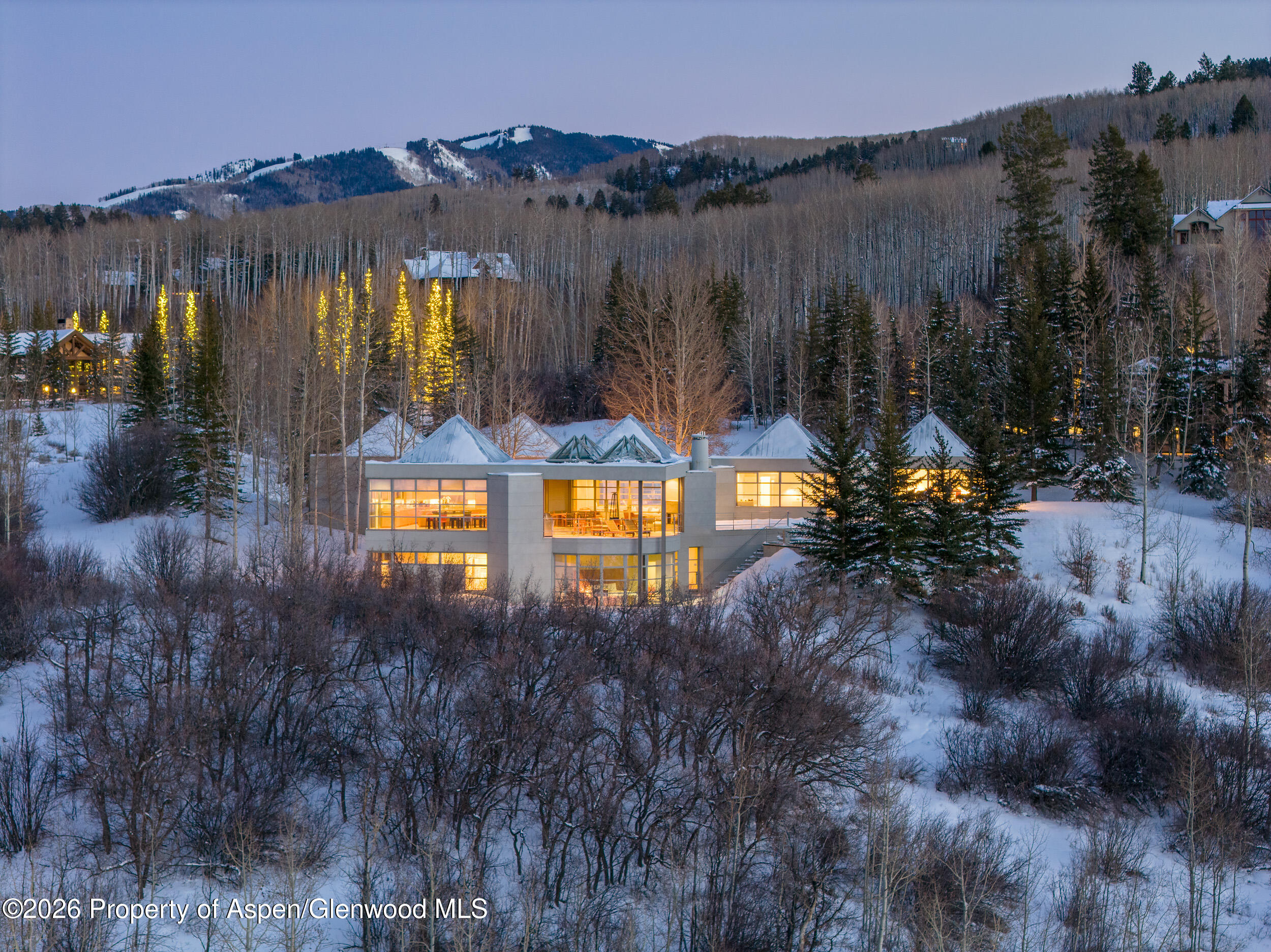 821 Cluny Road Aspen, CO 81611 - Photo 5 of 27 a view of a lake with a mountain in the background