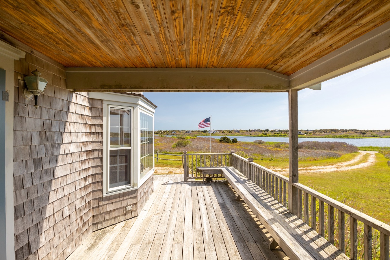 41 West Miacomet Road Nantucket, MA 02554 - Photo 6 of 23 a view of balcony with ocean view