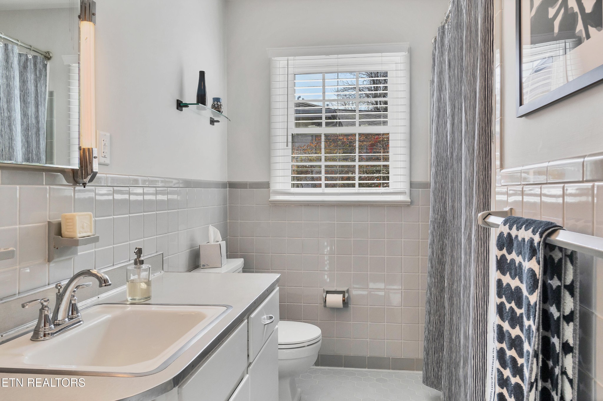 409 Bridge View Lane Knoxville, TN 37914 - Photo 21 of 37 a bathroom with a sink a toilet and a mirror