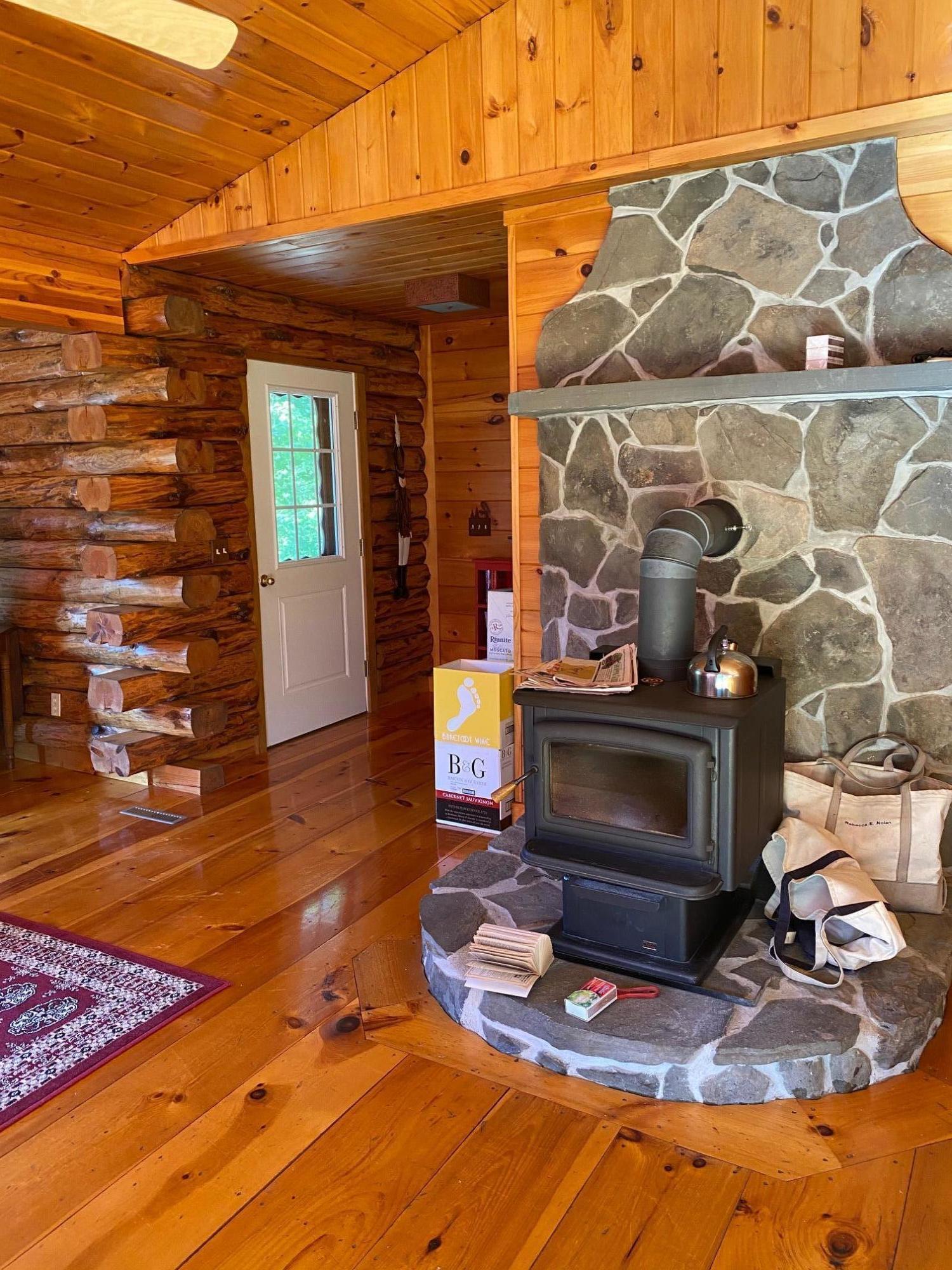304 Garland Road West Newfield, ME 04095 - Photo 17 of 33 Living room wood stove
