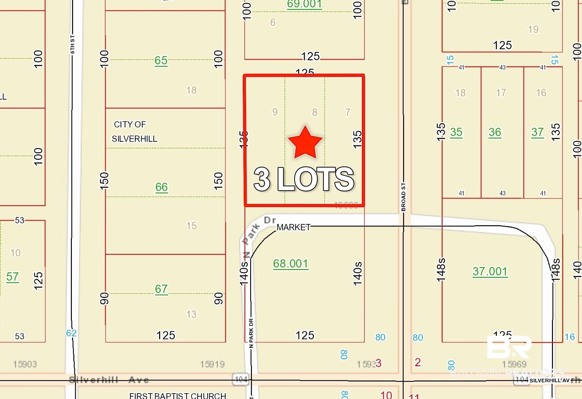 22051 Broad Street Silverhill, AL 36576 - Photo 27 of 28 Map