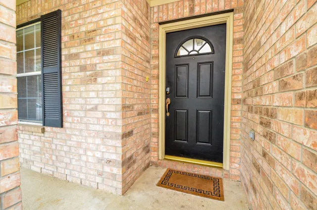a view of an front door of house