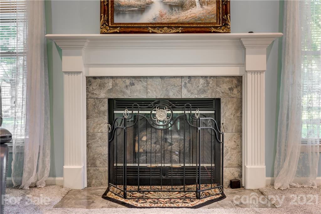 711 Monticello Drive Fort Mill, SC 29708 - Photo 10 of 45 a living room with a fireplace and a fireplace