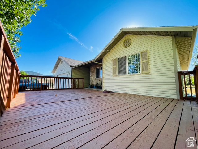 11473 South Dempsey Creek Road Lava Hot Springs, ID 83246 - Photo 2 of 47 View of wooden terrace