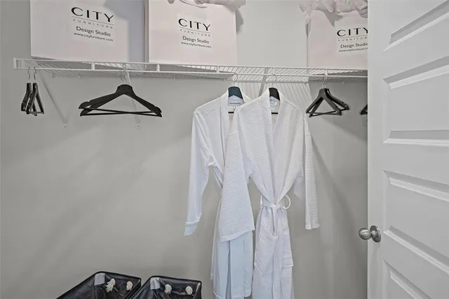 a view of walk in closet