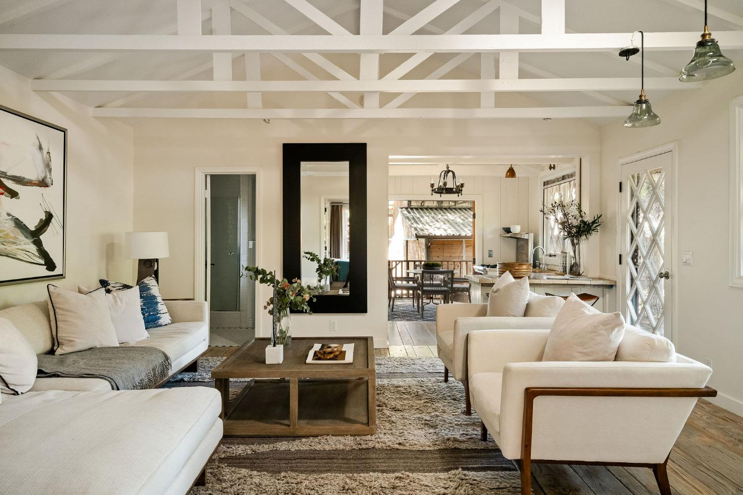 1001 Foothill Road Ojai, CA 93023 - Photo 38 of 50 a living room with furniture and a rug