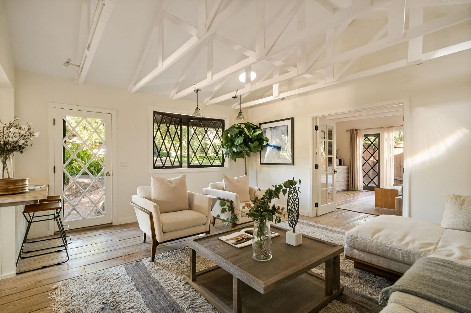 1001 Foothill Road Ojai, CA 93023 - Photo 39 of 50 a living room with furniture and wooden floor