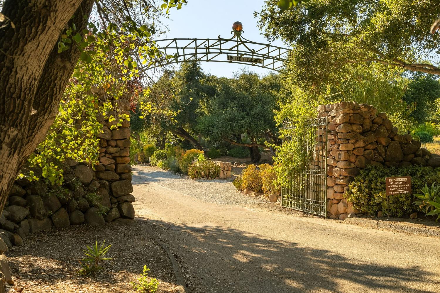 1001 Foothill Road Ojai, CA 93023 - Photo 4 of 50 a street view along with trees