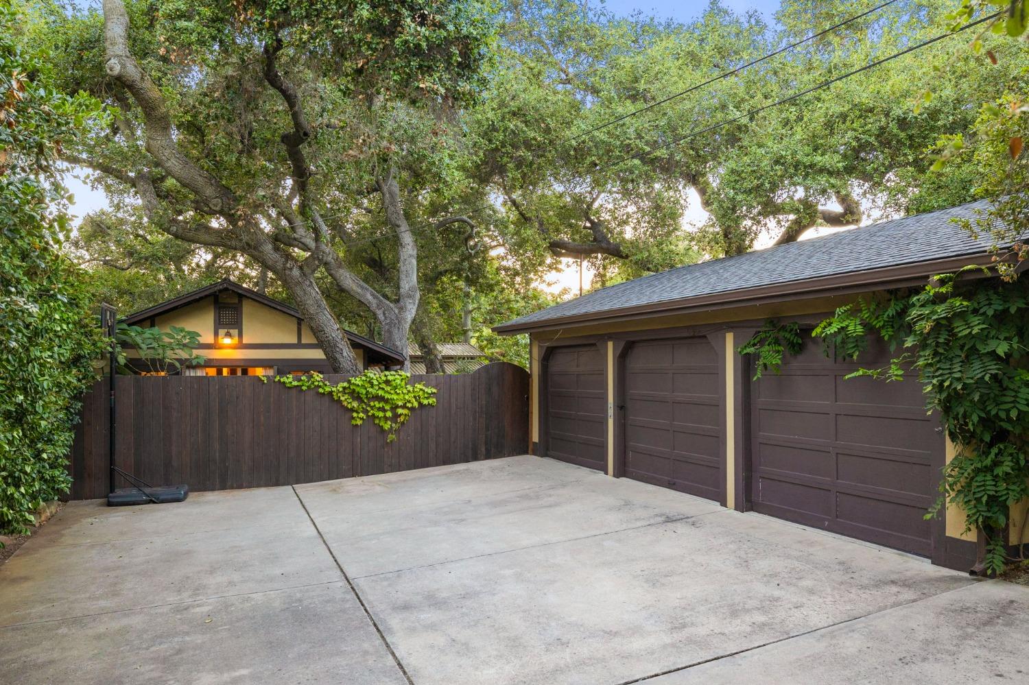 1001 Foothill Road Ojai, CA 93023 - Photo 48 of 50 front view of a house with a garage