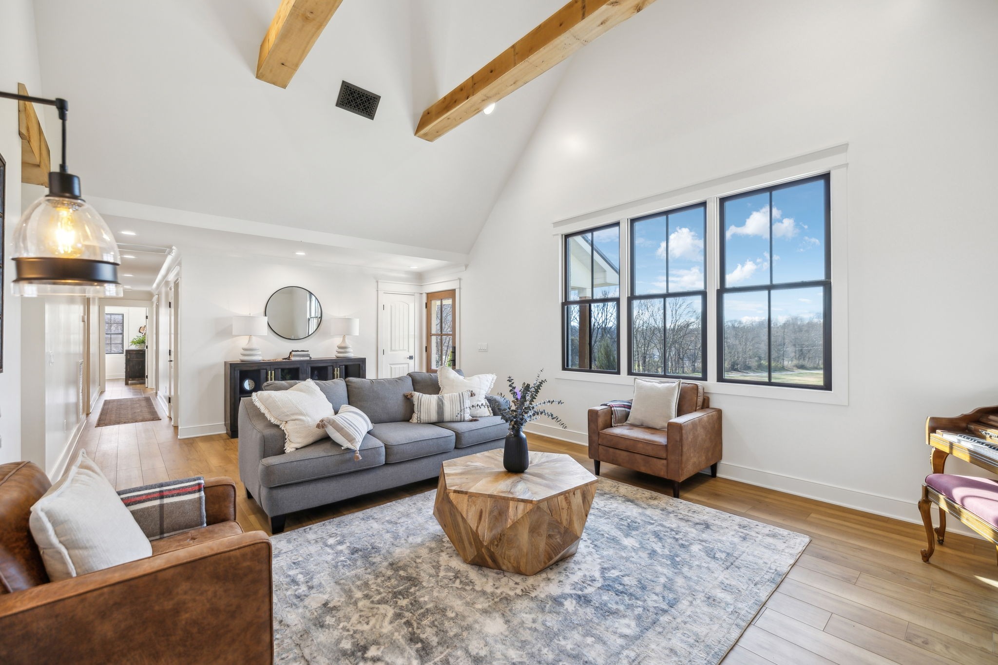 4676 Reed Road Thompson's Station, TN 37179 - Photo 10 of 67 a living room with furniture and a large window