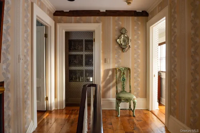 a bed room with a bed and a chandelier