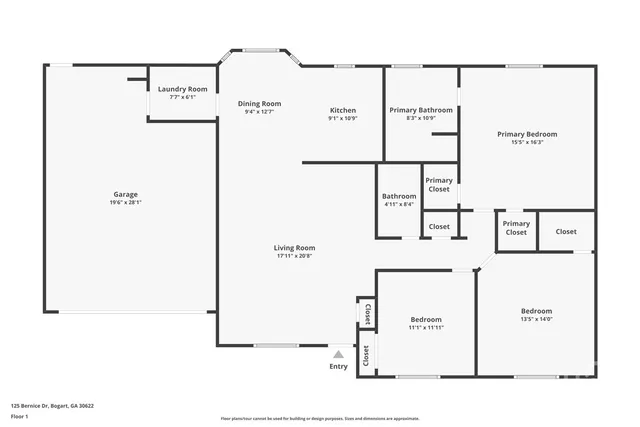 $390,614 | 125 Bernice Drive, Bogart, GA 30622
