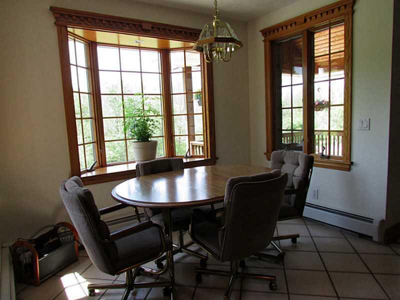 130 Craft Road Washington, PA 15301 - Photo 22 of 25 Kitchen. Box bay window with custom wood paneling and magnificent view of the acreage.
