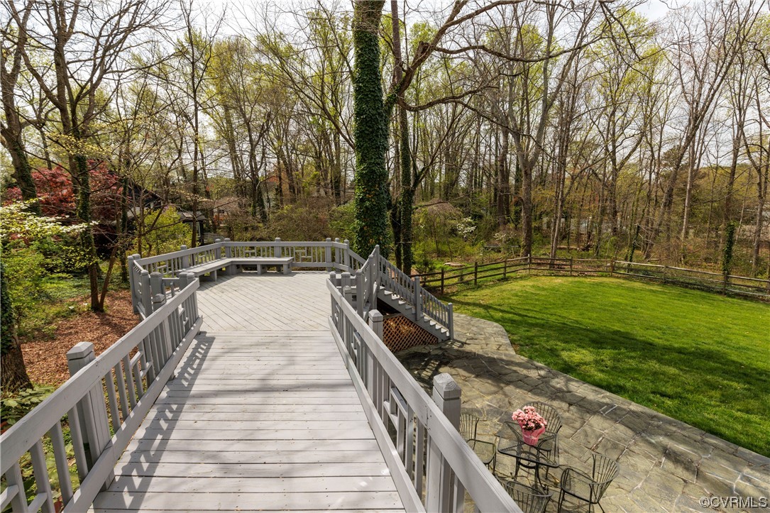 380 Ziontown Road Henrico, VA 23229 - Photo 43 of 44 a view of a backyard with wooden fence