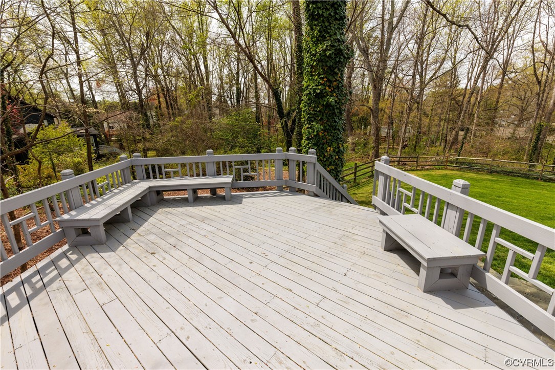 380 Ziontown Road Henrico, VA 23229 - Photo 44 of 44 a view of balcony with deck and wooden floor