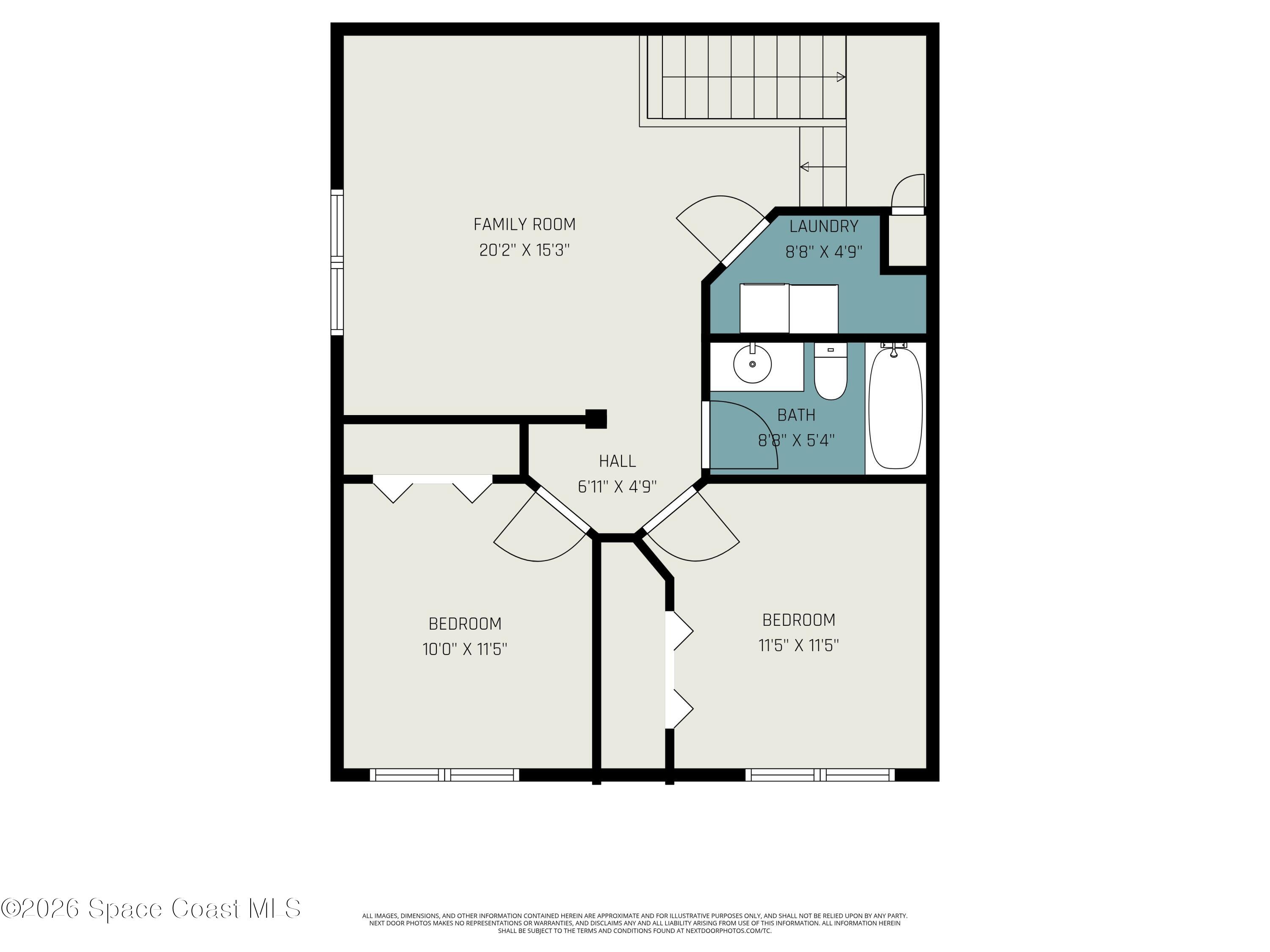 100 Turpial Way, Unit 108 Melbourne, FL 32901 - Photo 26 of 26 Floorplan 2nd floor