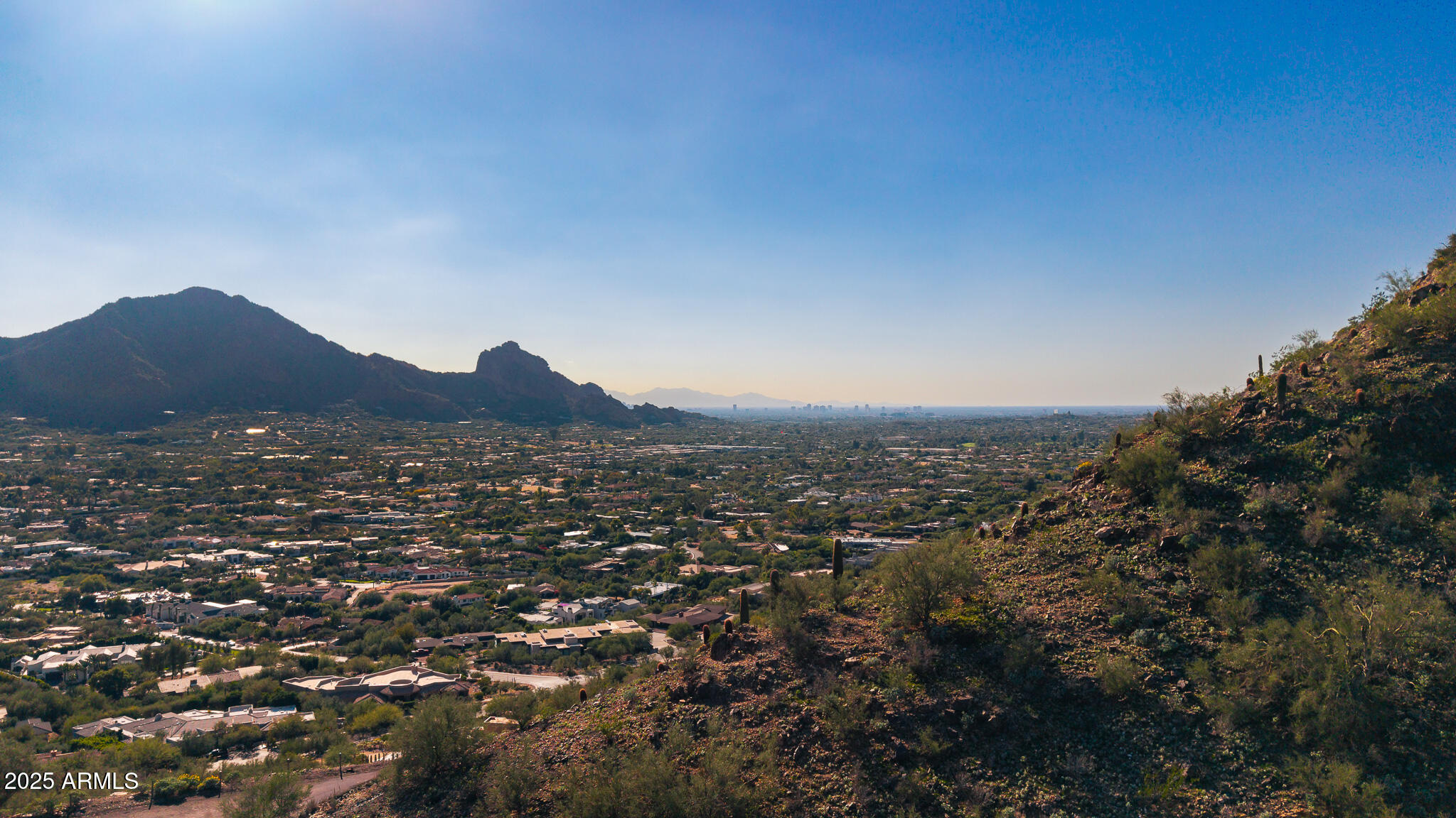7045 North Invergordon Road, Unit W Paradise Valley, AZ 85253 - Photo 11 of 13 an aerial view of residential house and green space