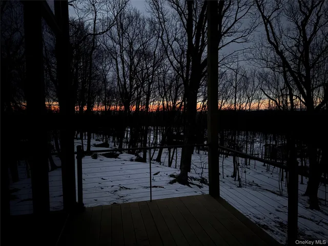 a view of outdoor space with seating area