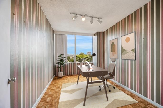 2701 Westheimer Road, Unit 5GH Houston, TX 77098 - Photo 20 of 24 Third bedroom, could be study or flex space