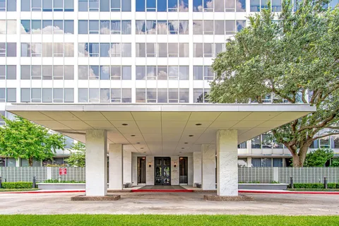 a view of a building with a outdoor space
