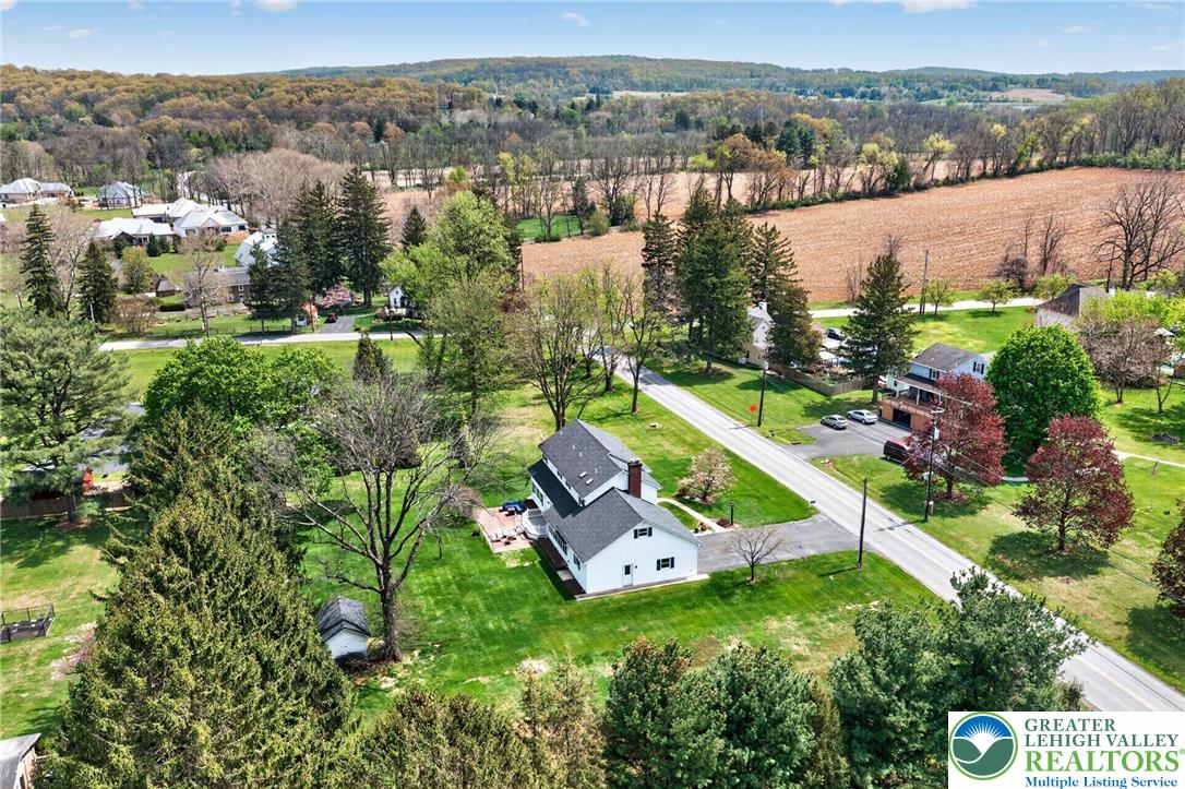 5255 Landis Mill Road Bethlehem, PA 18015 - Photo 49 of 50 an aerial view of residential house with outdoor space and river