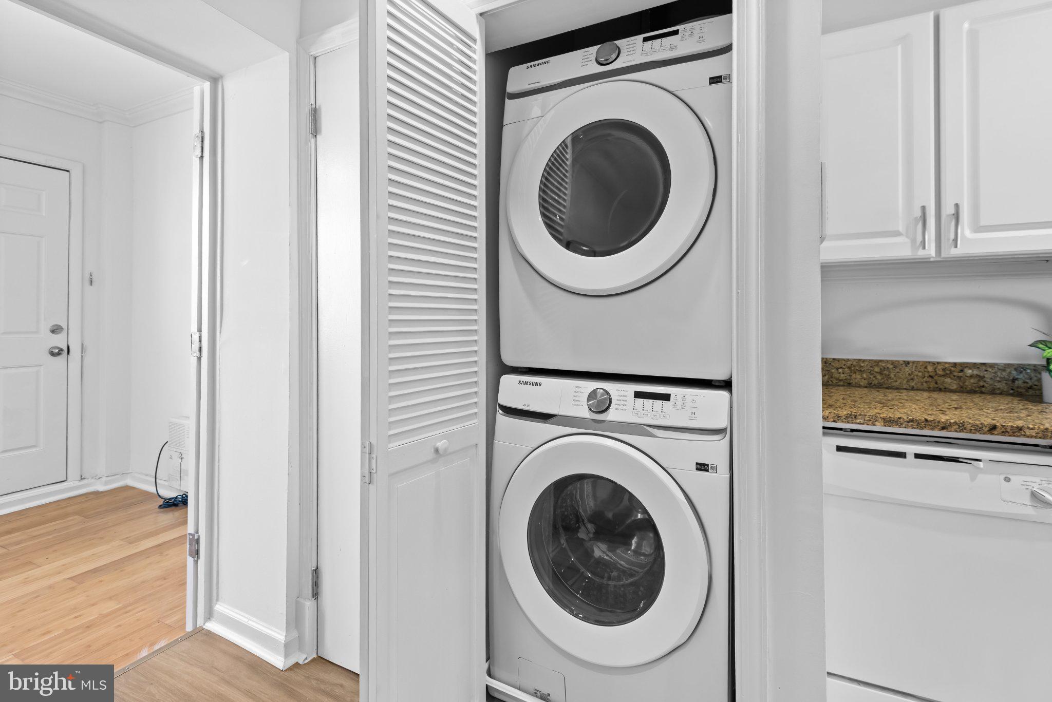 1238 Queen Street Northeast, Unit 3 Washington, DC 20002 - Photo 8 of 15 Efficient laundry space in modern design.