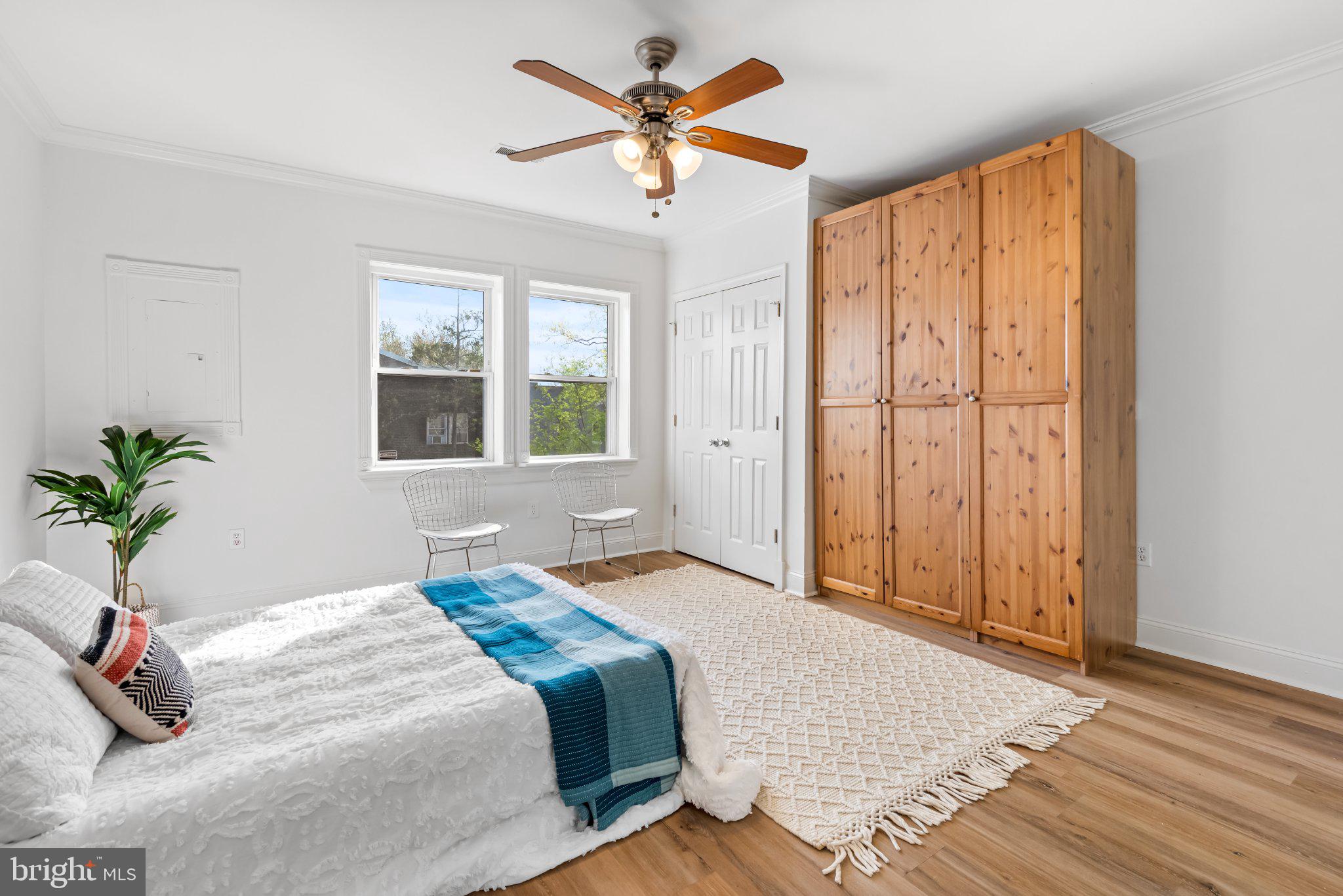 1238 Queen Street Northeast, Unit 3 Washington, DC 20002 - Photo 10 of 15 Bright and airy bedroom retreat.
