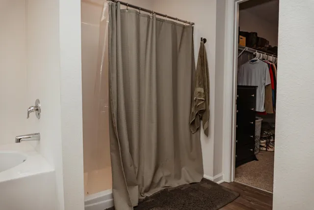 a view of a bathroom