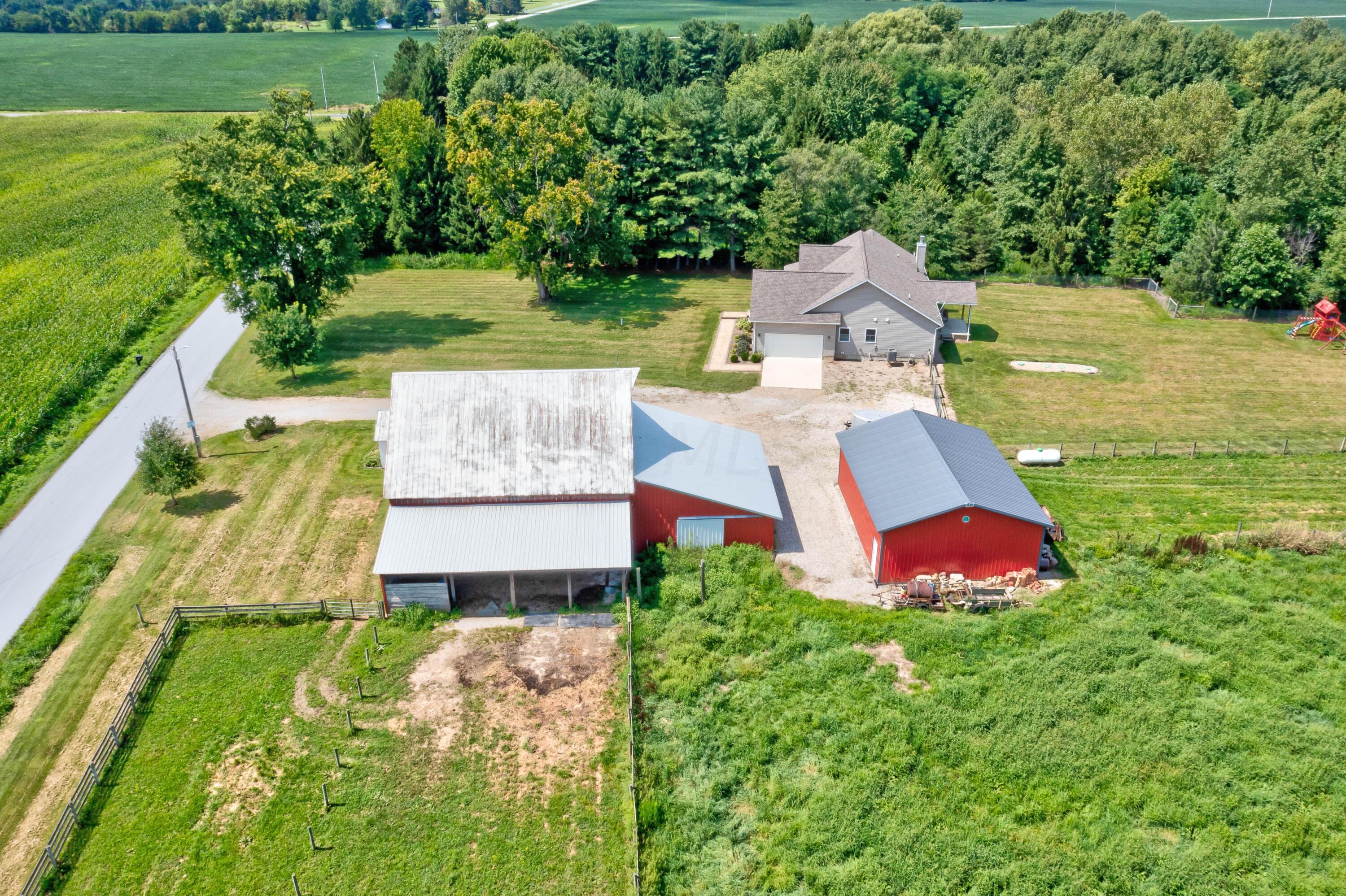 16347 Murphy Road Sunbury, OH 43074 - Photo 53 of 74 51.View of Barns,Pastures &Crop Fields