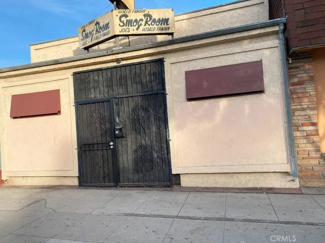 a view of a door of the house