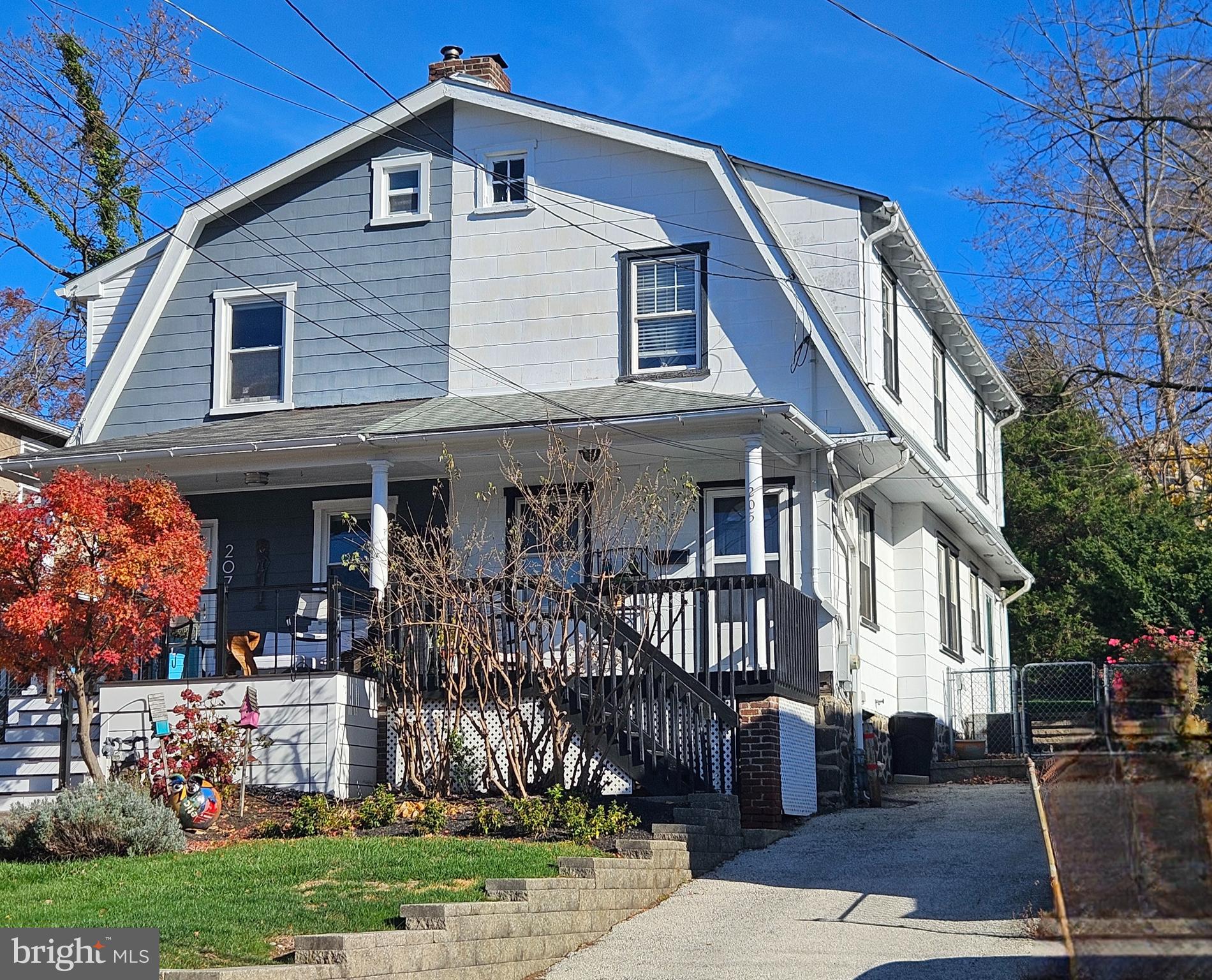 205 North Aberdeen Avenue Wayne, PA 19087 - Photo 2 of 46 a front view of a house with garden