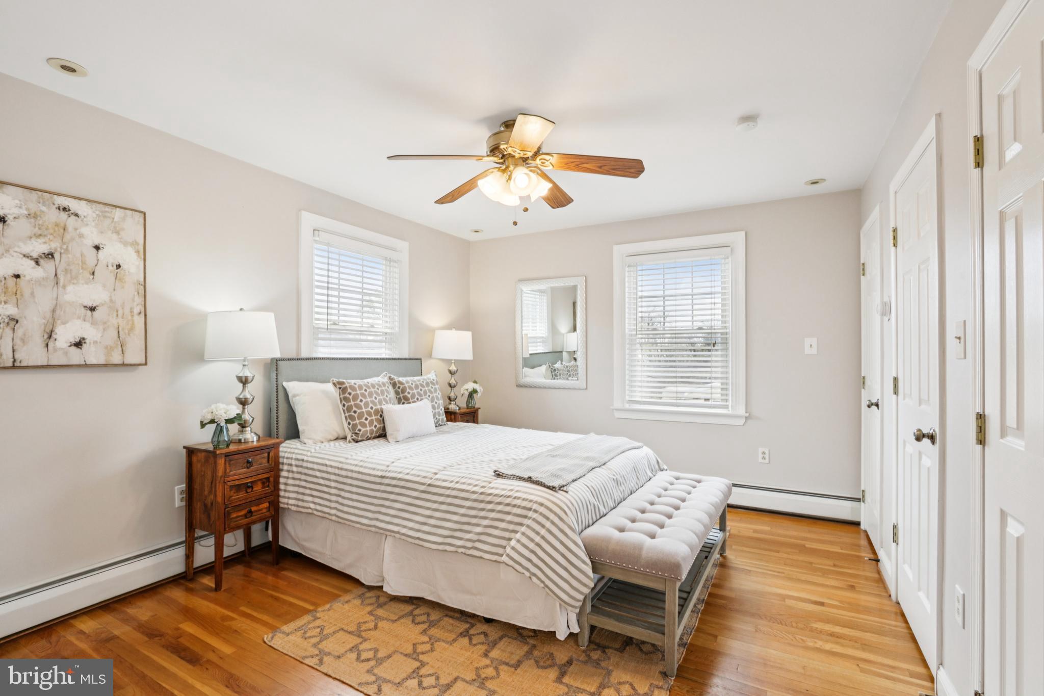 205 North Aberdeen Avenue Wayne, PA 19087 - Photo 21 of 46 a bedroom with a bed and wooden floor