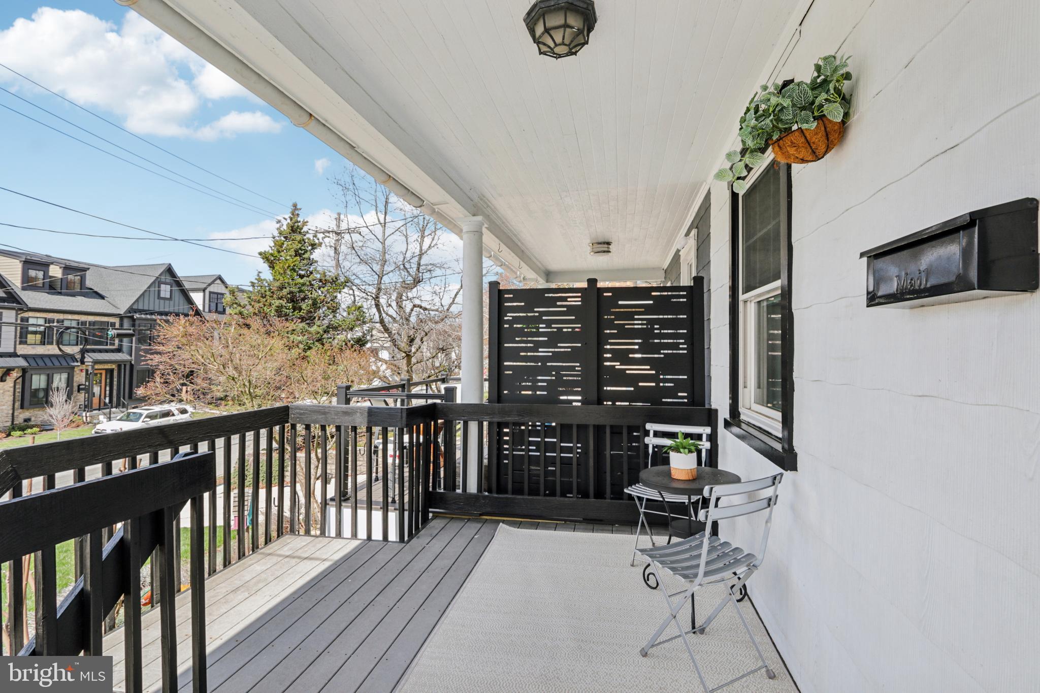 205 North Aberdeen Avenue Wayne, PA 19087 - Photo 3 of 46 a view of balcony with wooden floor and outdoor space