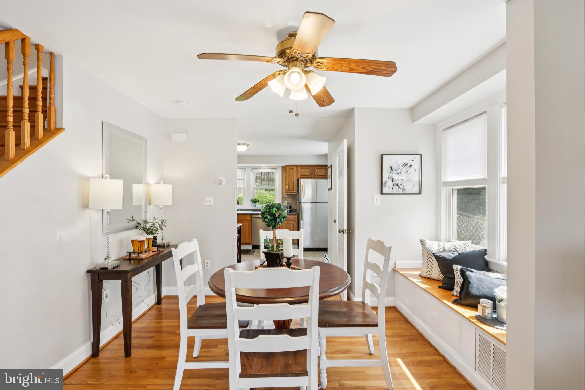 205 North Aberdeen Avenue Wayne, PA 19087 - Photo 8 of 46 a view of a dining room with furniture and wooden floor